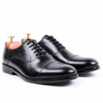 Dej Black Roundtoe Oxford (Slim)