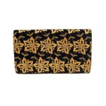 Agharese Arase (ES) Black Velvet & Ankara Clutch - Image 2