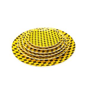 6-in-1 Black & Yellow Dice Plate Set