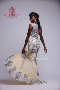Flower Embellished Evening Gown - Image 2
