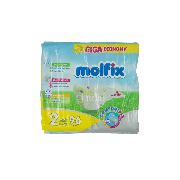 molf2-96 Baby Diapers, Size 2, 96 count - Image 1