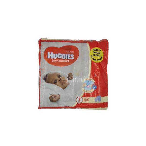 Dry Comfort Diapers, Size 2, 68 count - Image 1