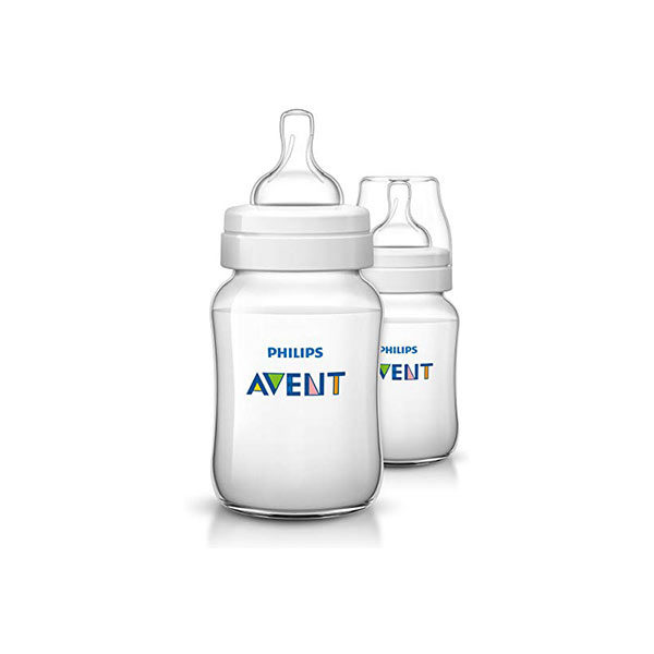 phil1psav3ntclass1c Avent Classic+ Baby Bottle 9oz/260ml 2-pk - Image 1