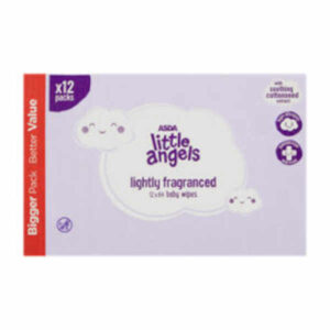 Little Angels Lightly Fragranced Baby Wipes, Set of 12
