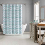 Shower Curtain Basket Set Lattice, 17 Piece