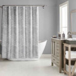 Shower Curtain Basket Set Wild Stripes, 17 Piece