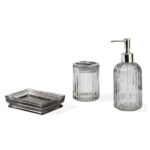 Shower Curtain Basket Set Wild Stripes, 17 Piece - Image 2