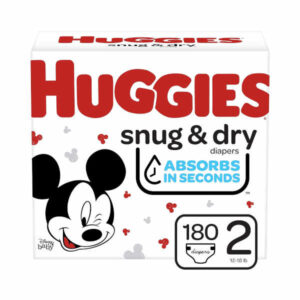 Snug & Dry Diapers - Size 2 (180 count)