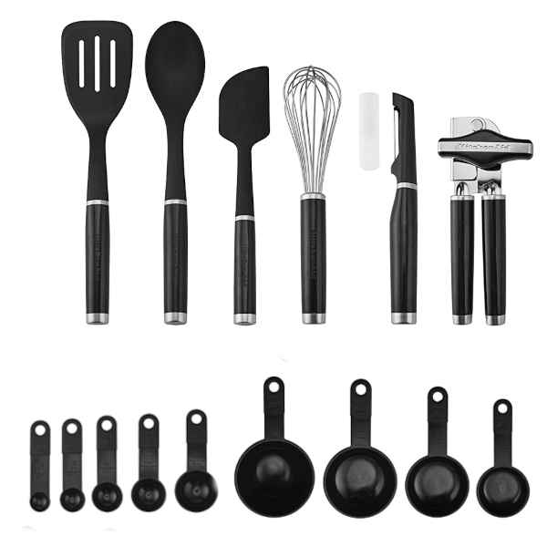 Kitchenaid 15-Piece Tool and Gadget Set in Black