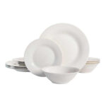 Everyday Round Dinnerware Set, 12-Piece