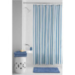 Boardwalk Fabric Shower Curtain Set, 13 Piece