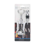 Wing Corkscrew and Wine Stopper Set